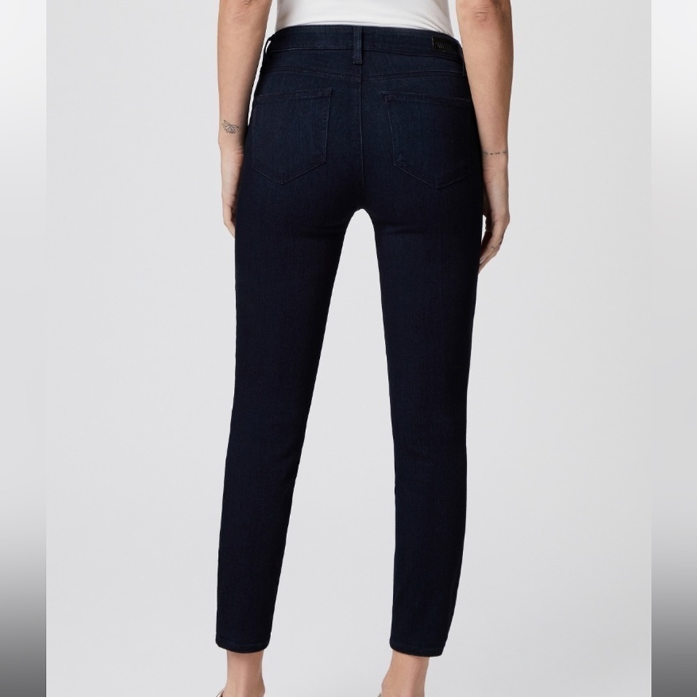 PAIGE Denim Verdugo Crop Skinny Jeans Size 25 - Picture 5 of 14